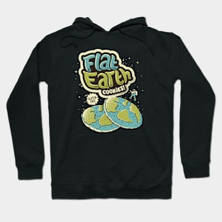 Flat Earth Cookies by Tobe Fonseca Hoodie